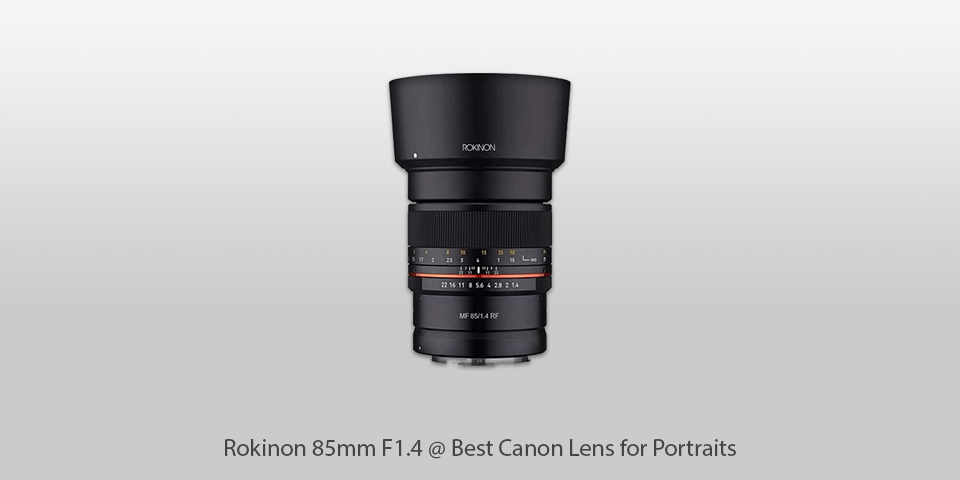 portrait lens rokinon 85mm f1.4