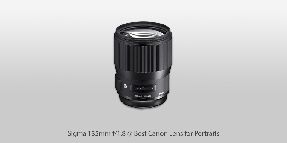 portrait lens sigma 135mm f/1.8 dg hsm