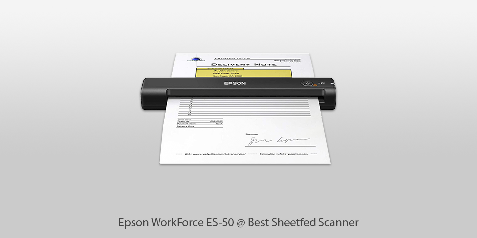 sheetfed scanner epson workforce es-50
