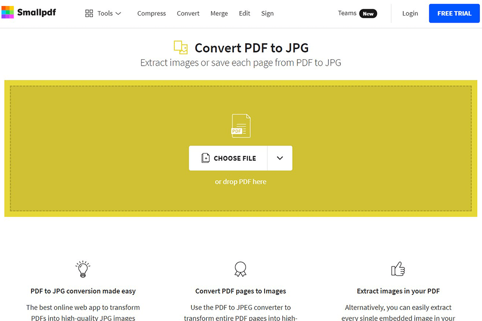 smallpdf for chromebook interface