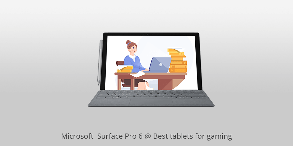best tablet for gaming microsoft surface pro6