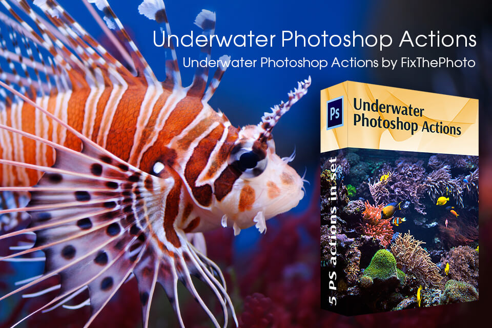 underwater photoshop actions for swimming photography