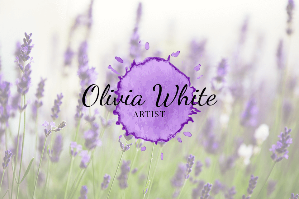 watercolor logo template