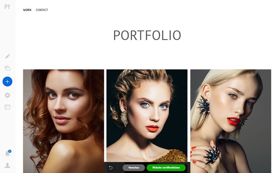 Interface von Portfolio