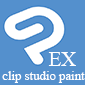 clip studio paint ex logo