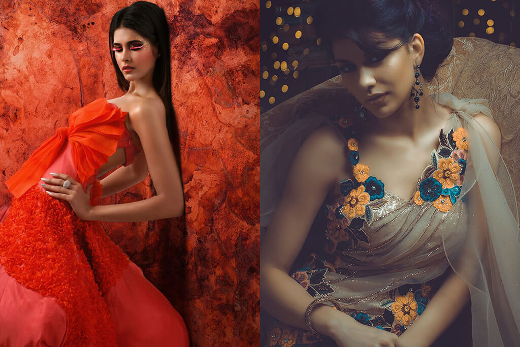 example work by a rrajani in portrait style