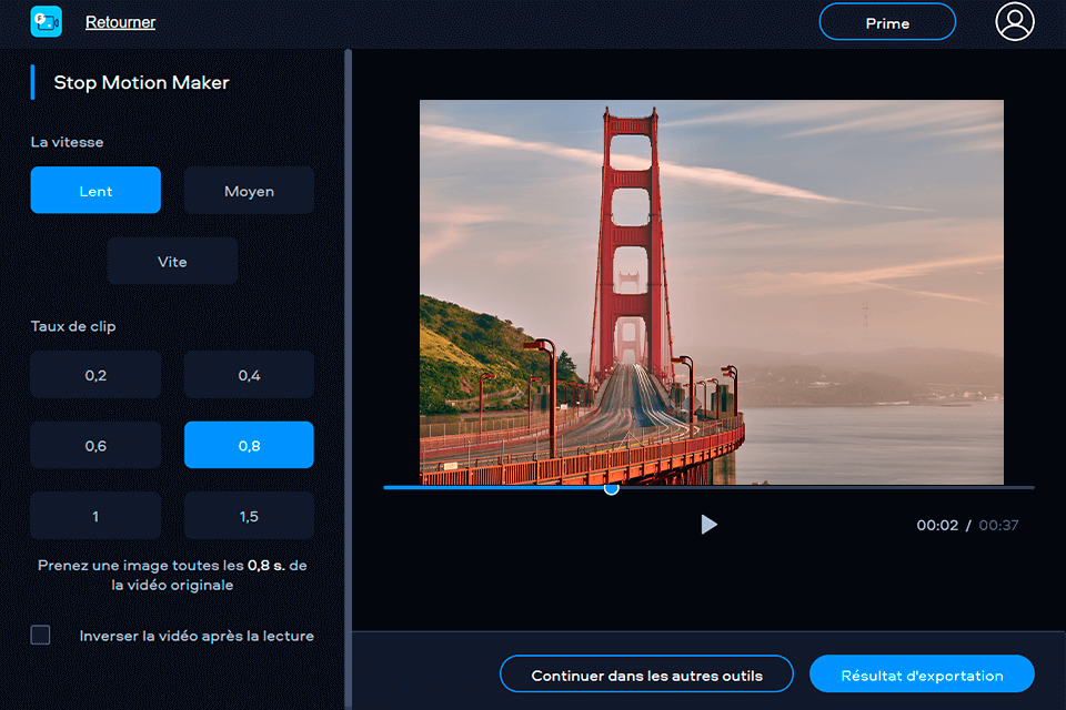 éditeur vidéo en ligne stop motion fastreel