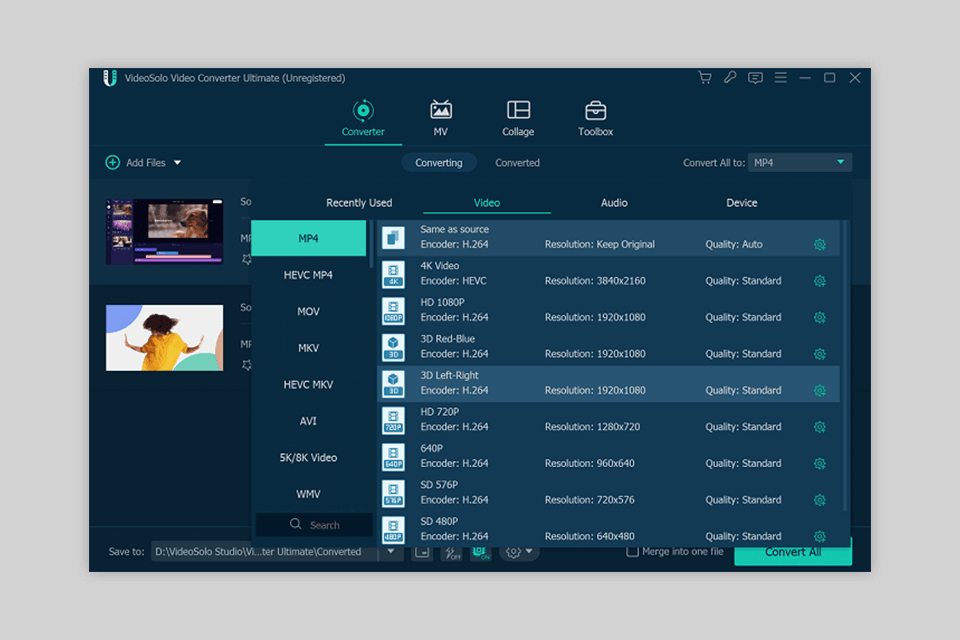 videosolo واجهة برنامج إزالة drm مجانية