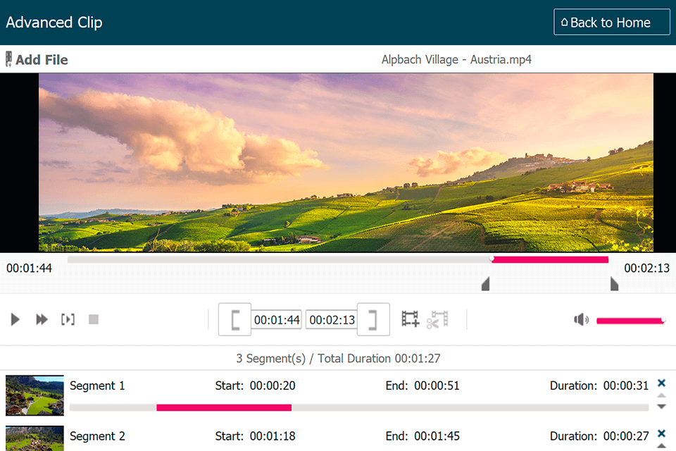 videosolo video cutter free video editing software no watermark interface