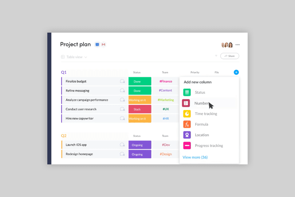 ziflow project management software interface