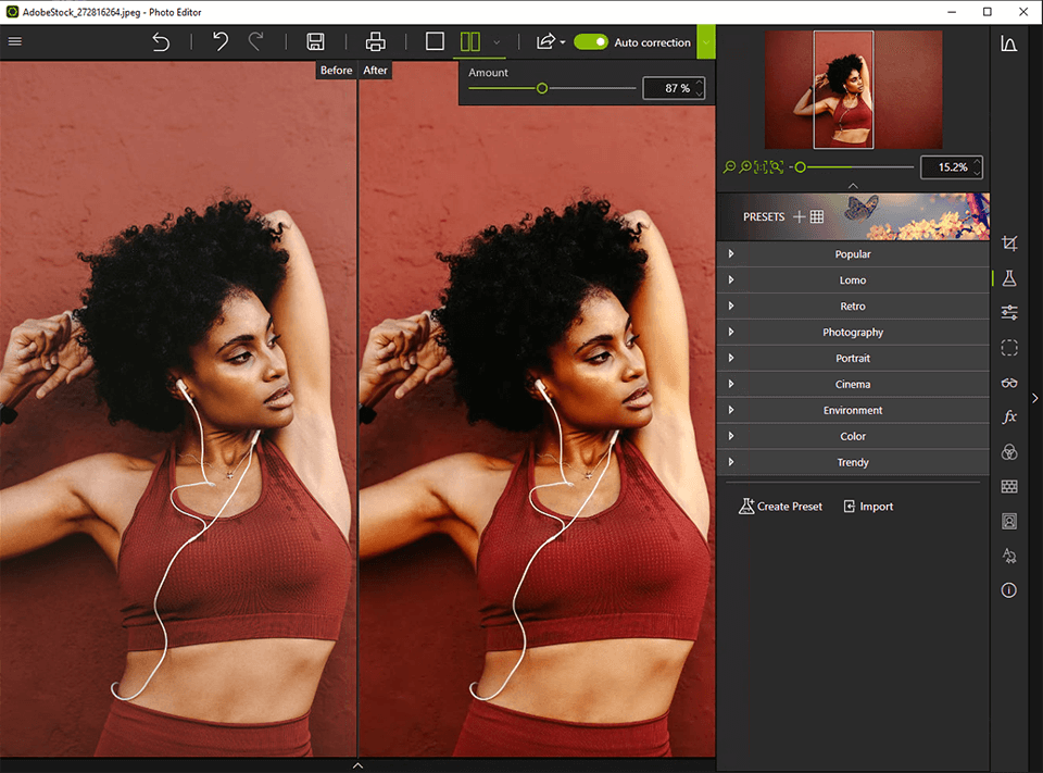 inpixio - automatische farbkorrektur
