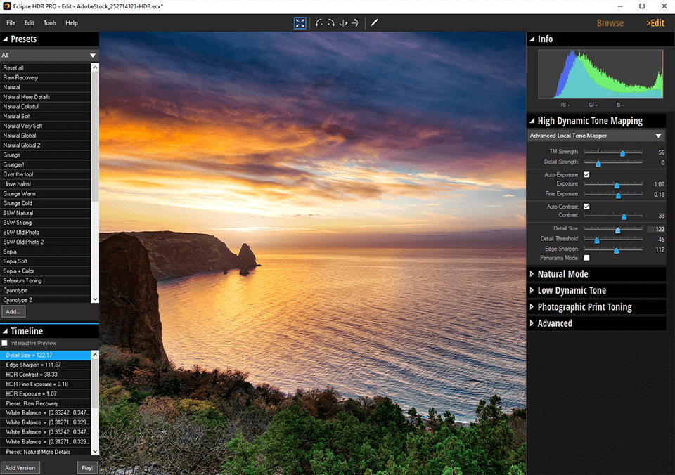 inpixio eclipse hdr band-mapping