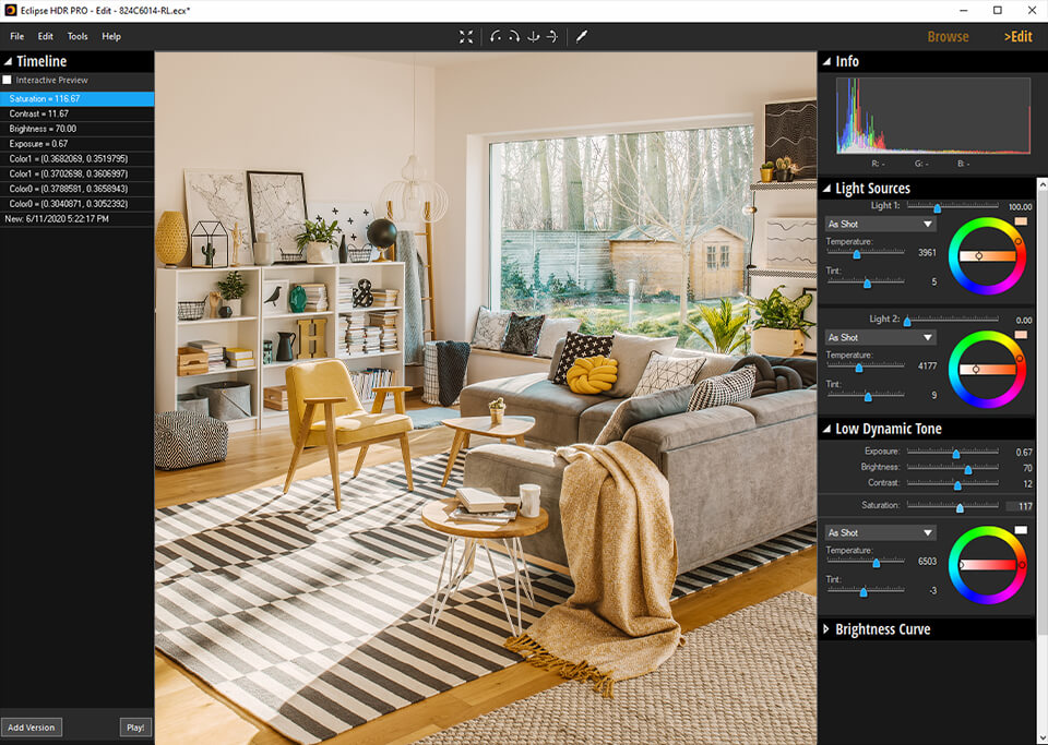 inpixio eclipse hdr - lichtquellen
