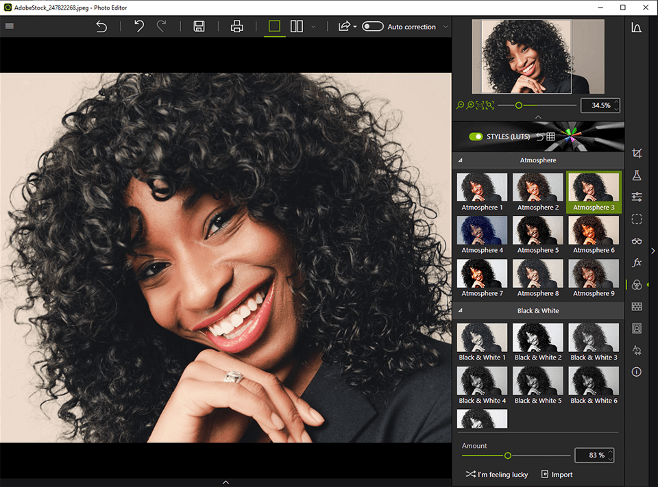 inpixio filmstreifen-panel