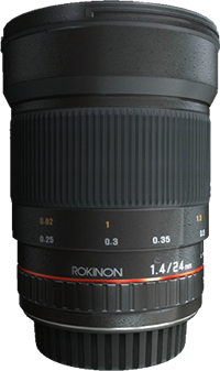 rokinon 24mm f1 4 for astrophotography