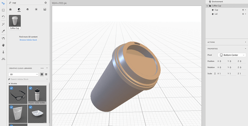 adobe dimension cc library