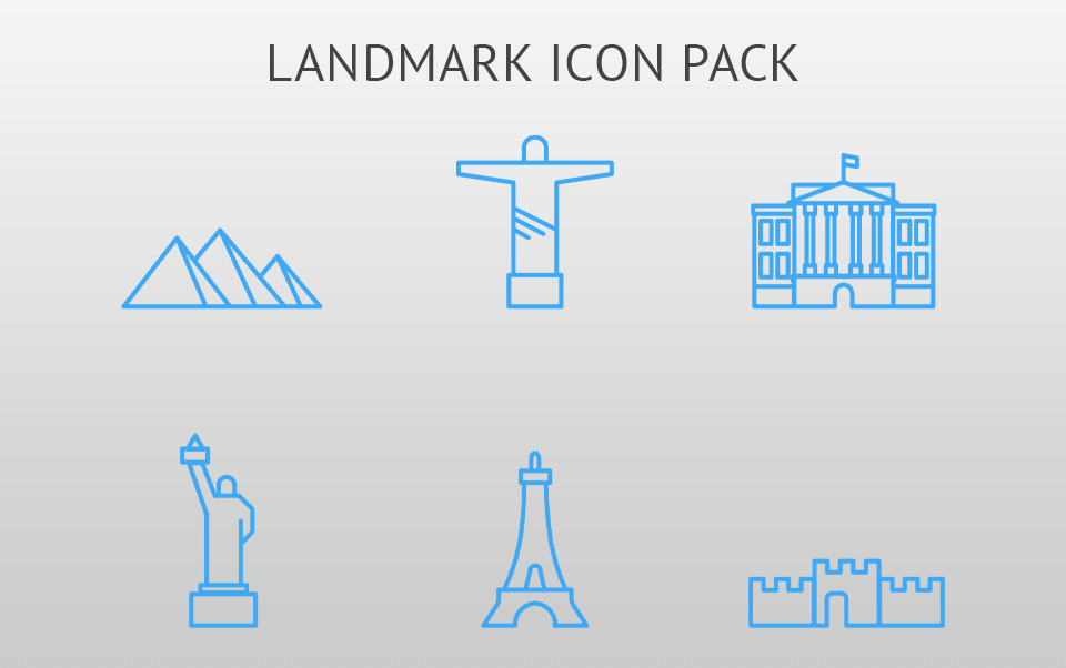 adobe illustrator icon landmark pack