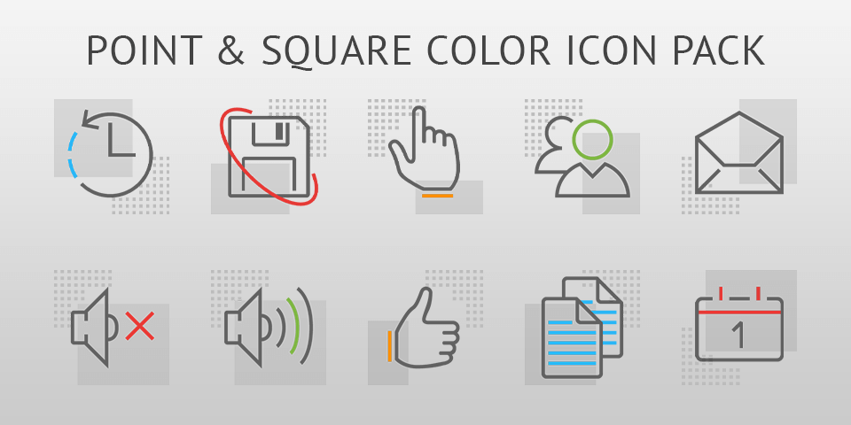 adobe illustrator icon point and square pack