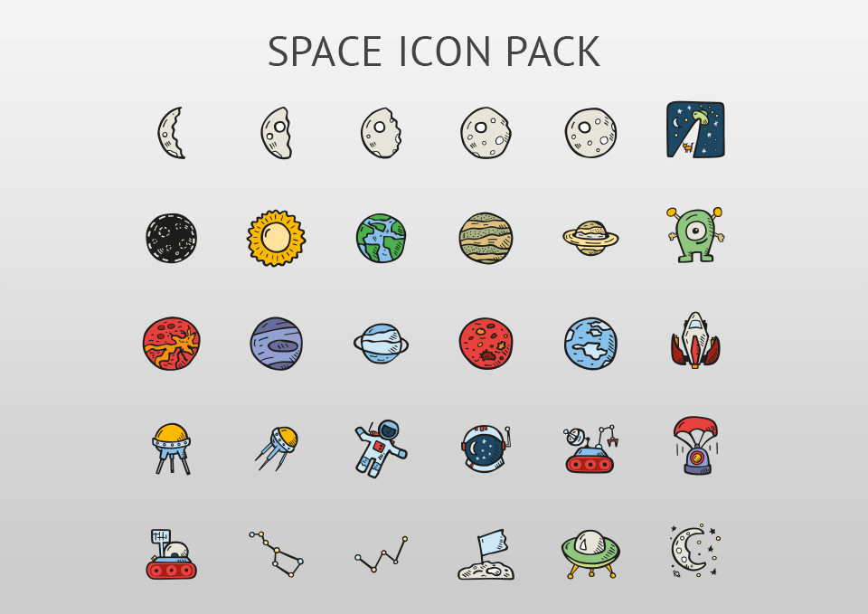 adobe illustrator icon space pack