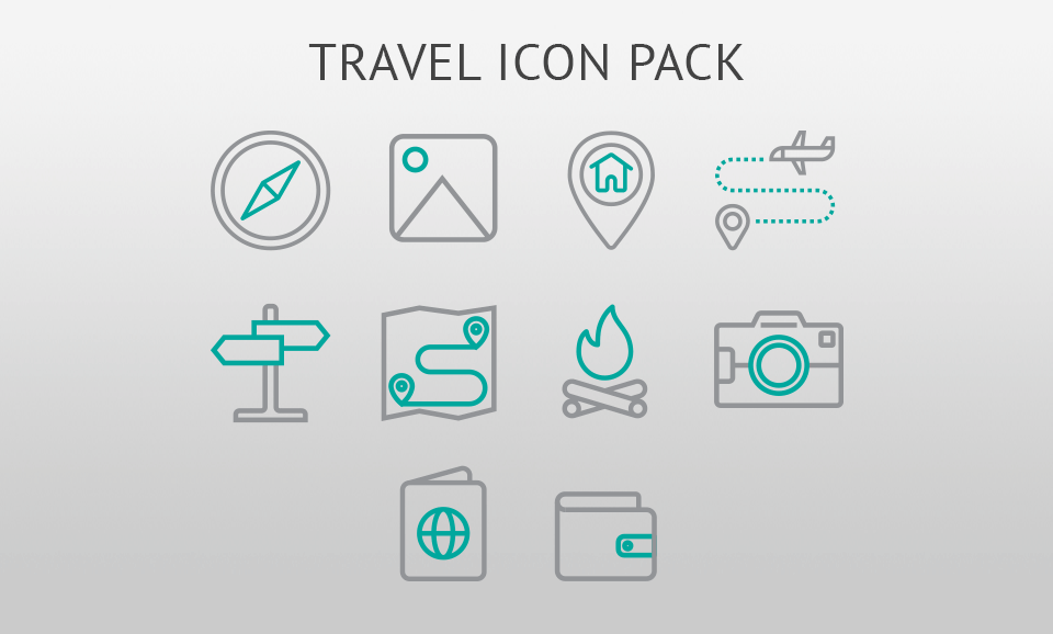 adobe illustrator travel icon pack