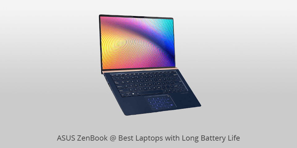 asus zenbook laptop with long battery life