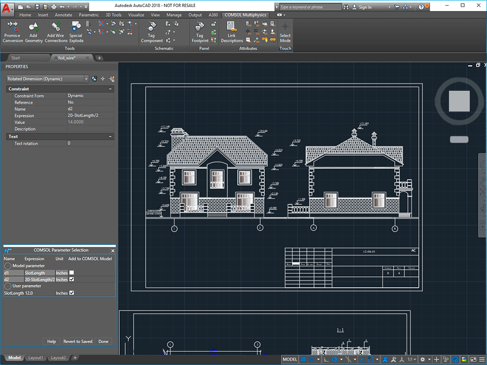 autocad interface