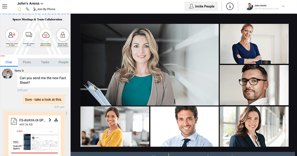 software de centro de llamadas de avaya