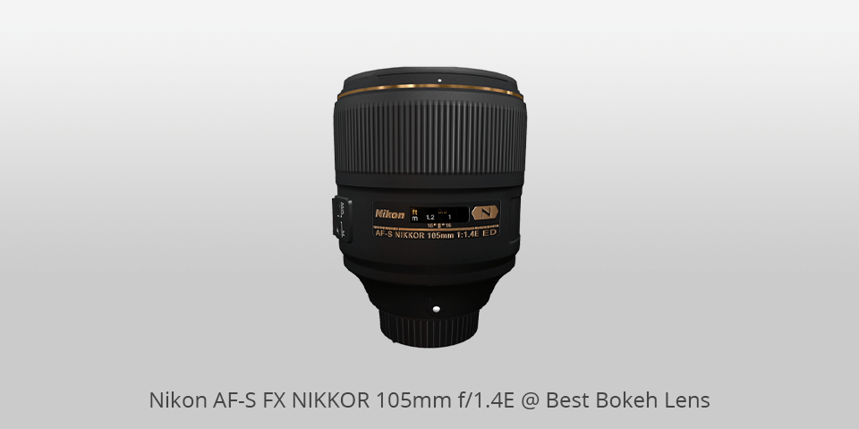best bokeh lens nikonaf-s fx nikkor 105mm f/1.4e
