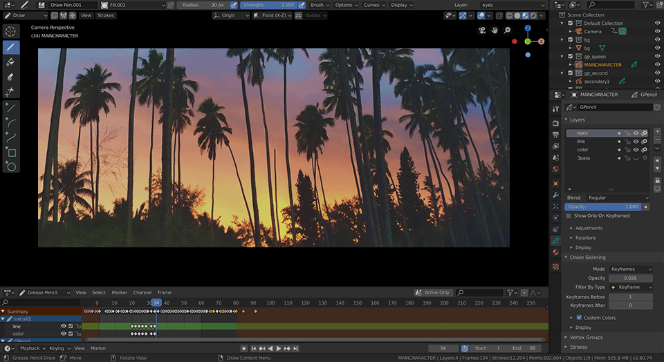 blender best open source video editor interface
