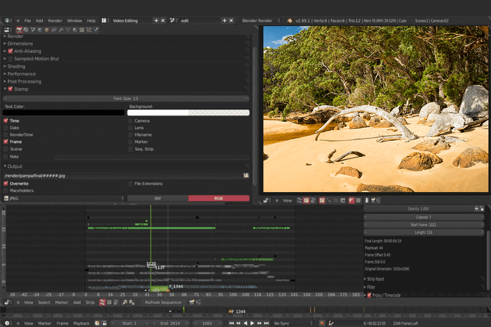 blender linux