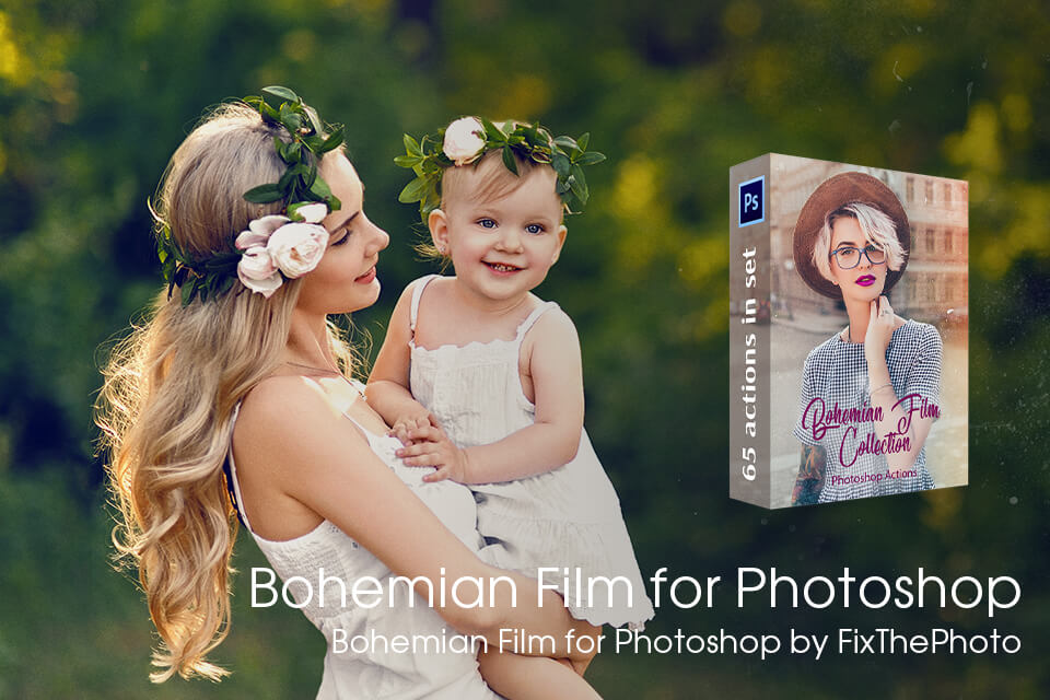 bohemian film collection freebie for trending photography