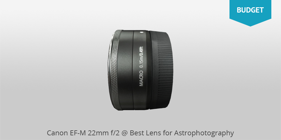 22mm f/2 canon astrophotography lens