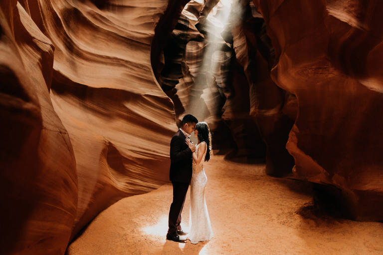 canyon engagement photography