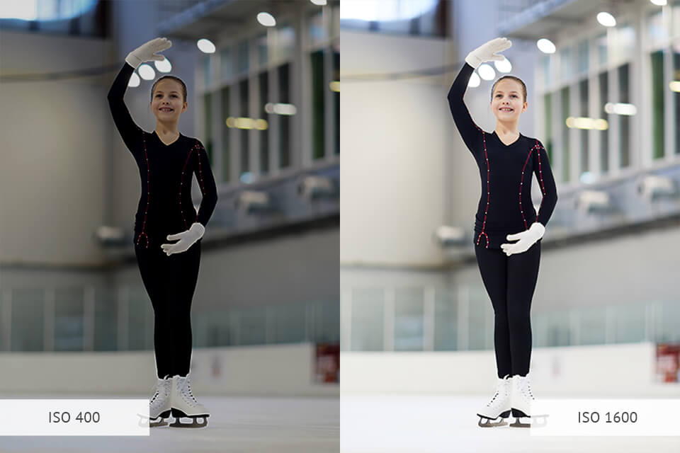 best ISO for figure skating photography