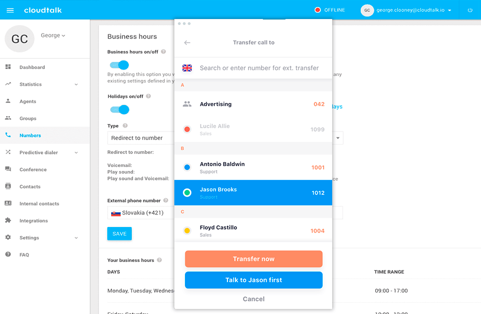 cloudtalk call center software