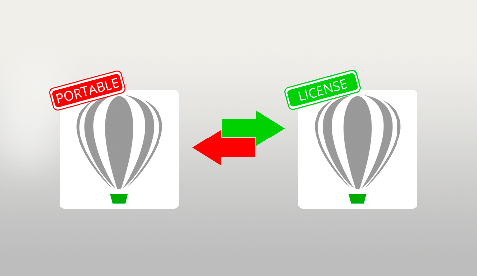 coreldraw x7 portable or license version