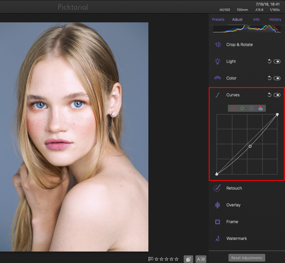 curves in picktorial