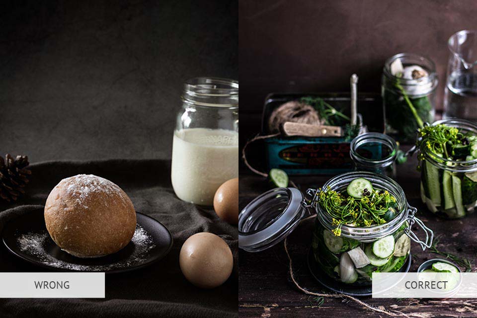 food photography composition tips