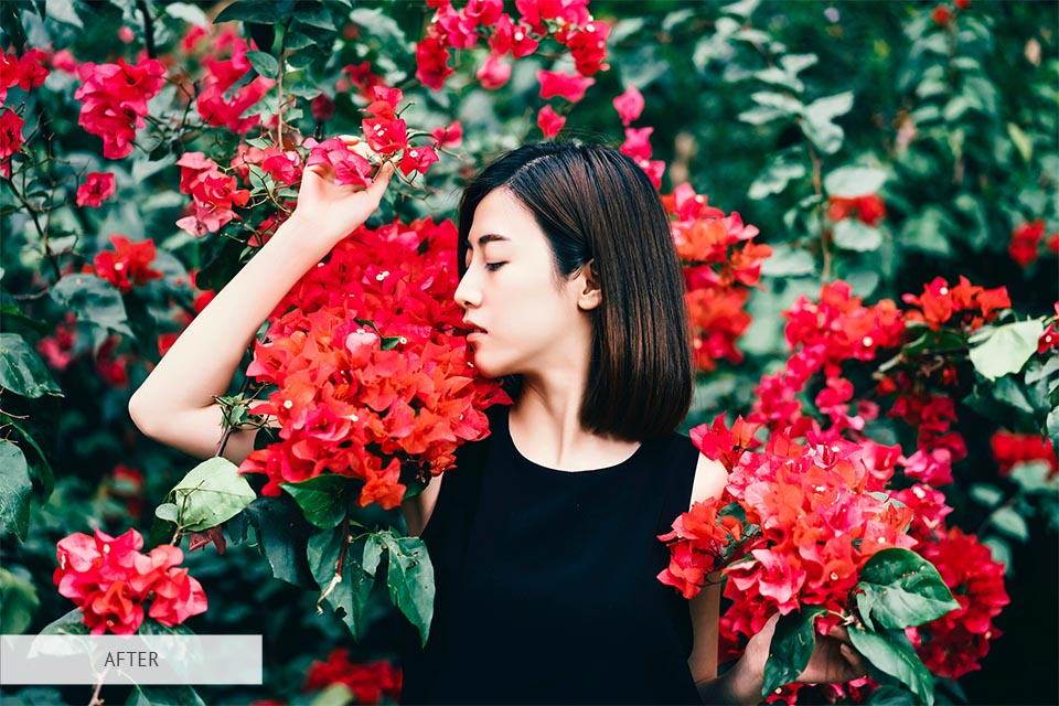 darktable editing contrast brightness saturation tool before after