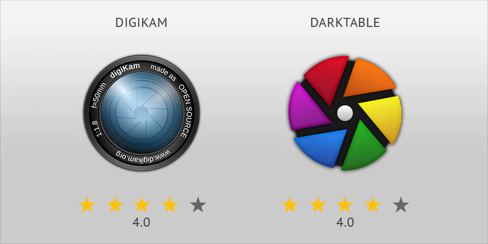 digikam and darktable logo