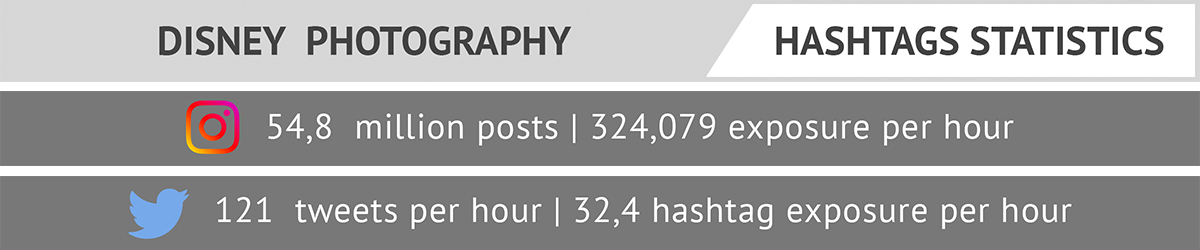 disney wedding hashtags statistics