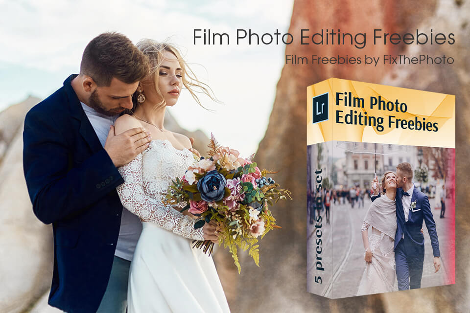 photo editing freebies for film wedding photography
