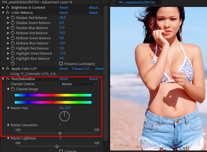 finish using luts