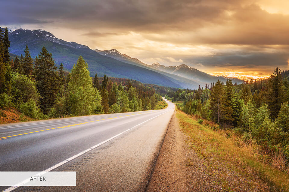 free action for landscape photography