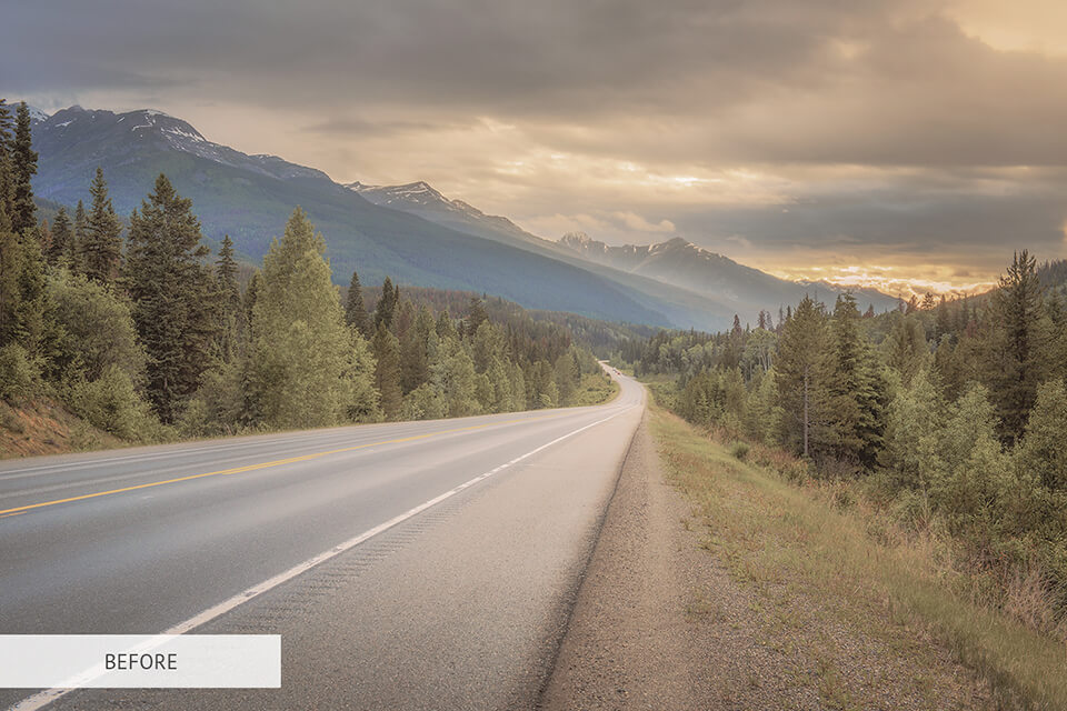 free action for landscape photography