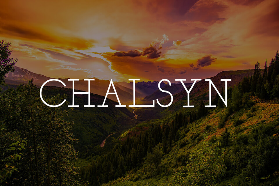 free illustrator chalsyn font