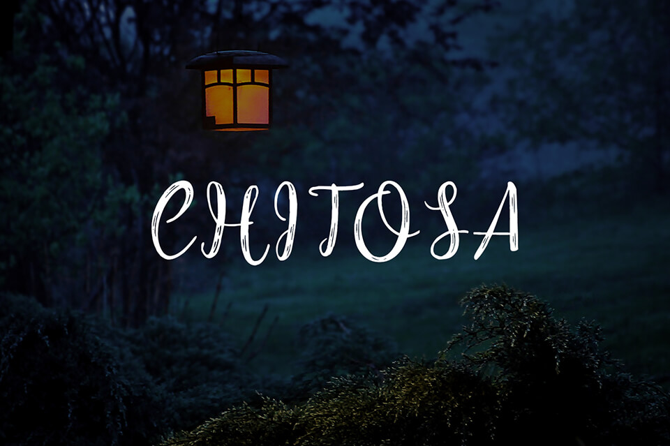 free illustrator chitosa font