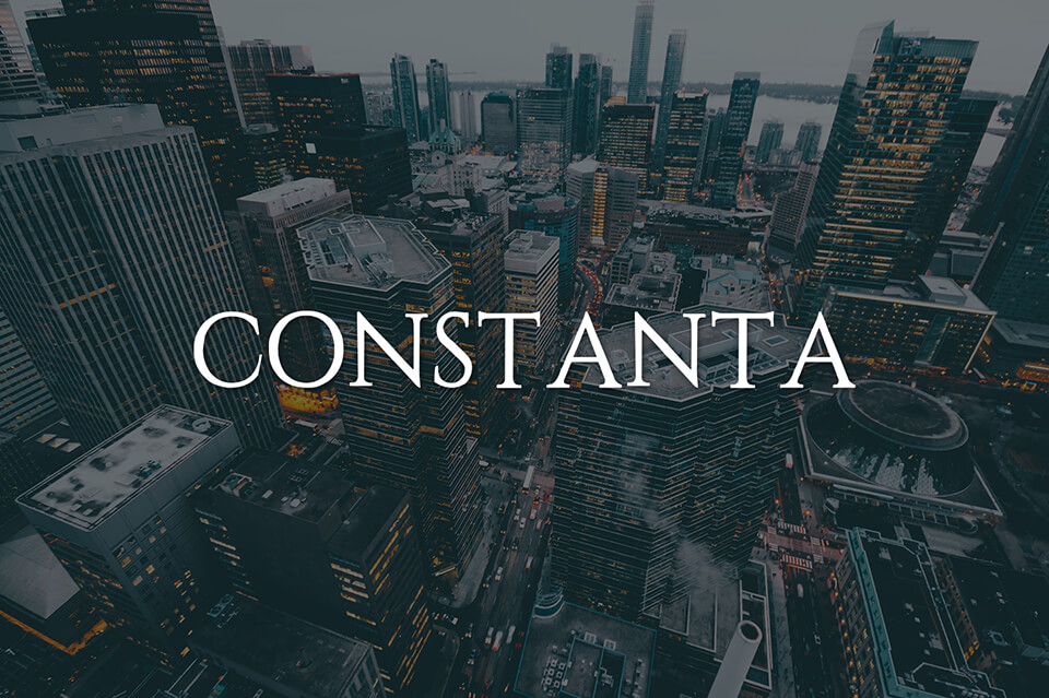 free illustrator constanta font