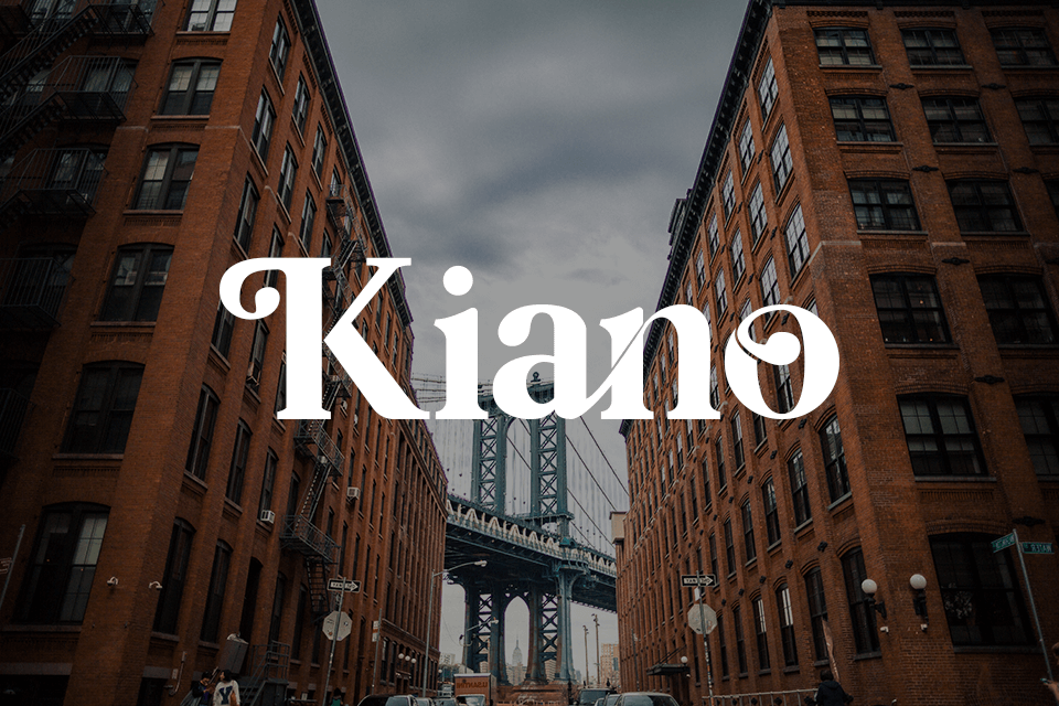 free illustrator kiano font