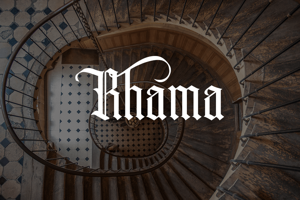 free illustrator rhama font